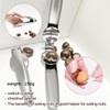 MmmLucipor Nutcracker Chestnut Clip, High-Quality Nut Cracker, Multifunctional Chestnut Tongs,