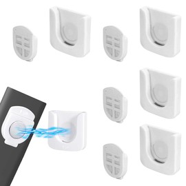 Riisoyu Pack of 4 Improved Strong Magnetic Holder, Remote Control Holder, Magnetic Holder, Remote Control Holder, Wall Mount, Remote Control Holder, School, Home for Home Office School