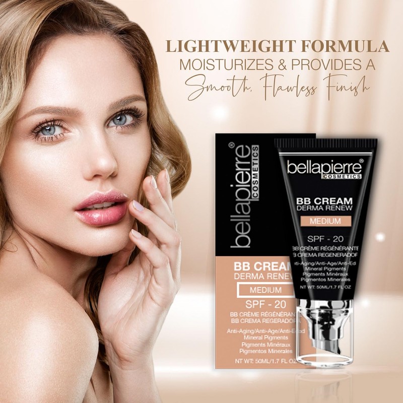 bellapierre BB Cream SPF 20 | Concealer, Foundation, & Moisturizer