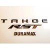 GM Auto 3PCS KIT Matte Black Rear Tahoe Duramax Chrome