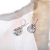 TALYKONG Starfish Earrings for Women Larimar Beach Dangle Earrings for