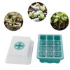 10Pcs Seedling Trays 12 Hole Transparent Adjustable Ventilated Seedling Starter