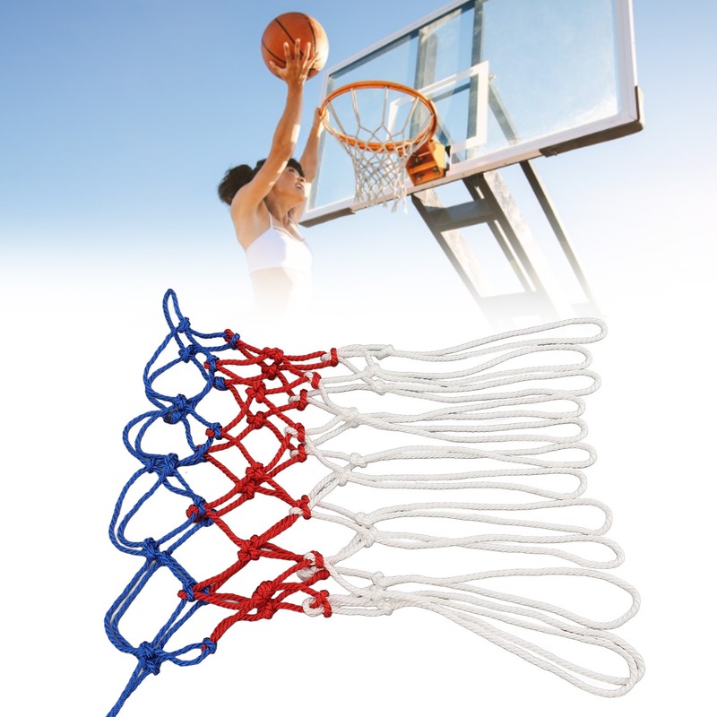 Basketball Net Professional Basketball Net Replacement Polyester All Weather Anti