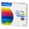 Verbatim Japan SW80QP5V1 CD-RW 700MB 5 Sheets White Printer 1-4X