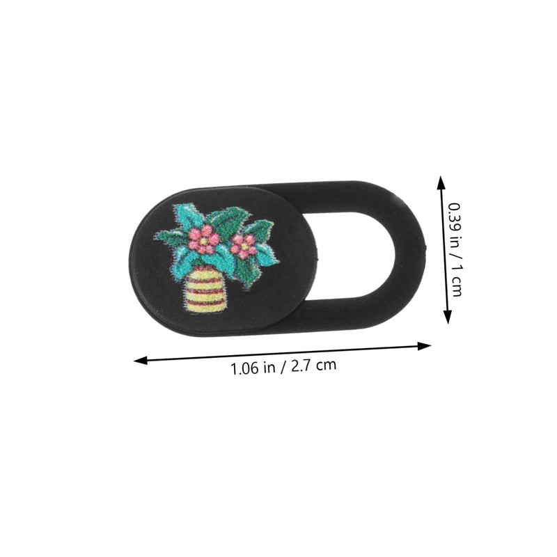 Operitacx Laptop Webcam Protector Plant Pattern Camera Safety Covers for