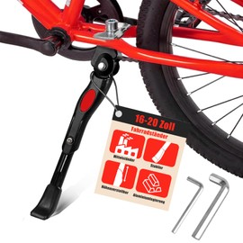 Bicycle Stand for 16 18 20 Inch Bicycle Stand Children's Bicycle Stand Children 4 cm Height Adjustable Aluminium Alloy Centre Holder Non-Slip for Children's Bicycle Children Mountain Bike