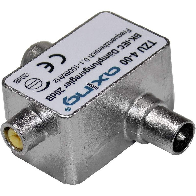 Axing TZU 4-00 Cable TV adjustable Attenuator with Coax IEC
