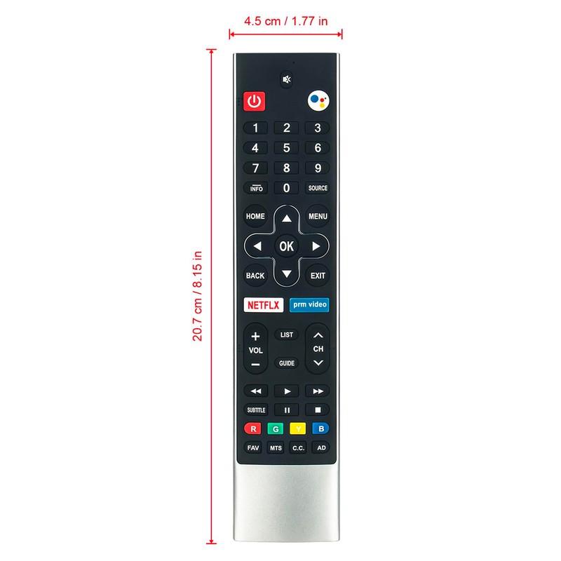 HS-7720 HS-7720H Replace Voice Search Remote Control Compatible with Skyworth