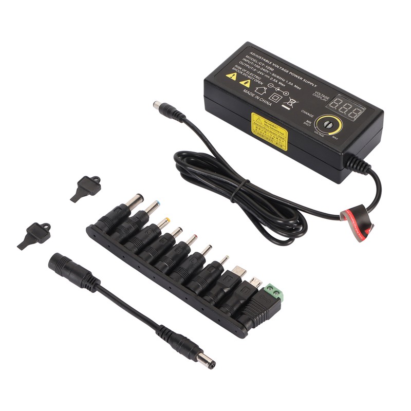 60W Universal Power Supply Adjustable DC 5V‑24V Variable Switching AC/DC