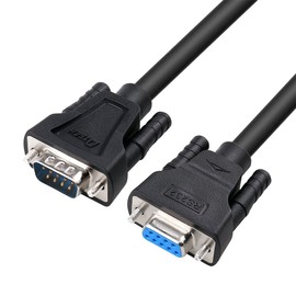 DTECH RS232C Serial Cable 5m Straight Cable D-Sub9 Pin Male to D-Sub9 Pin Female