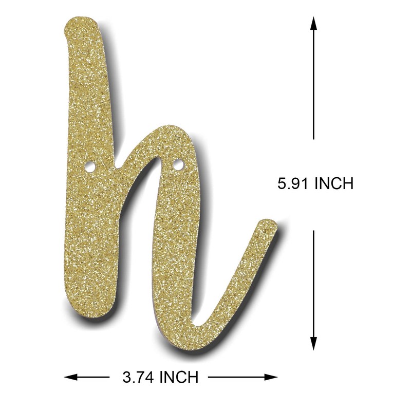 Gold Glitter Happy 4th Anniversary Banner Backdrop, 4th Wedding Anniversary