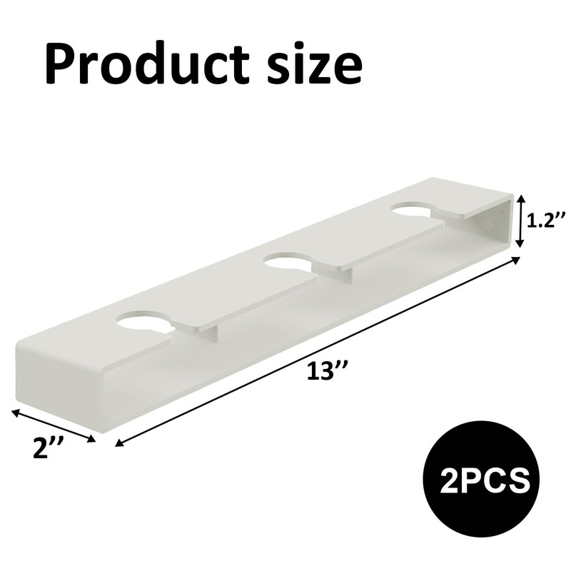 Vaisoeny Wine Glass Holder, 2 Pack, No Drilling Required, Hanging