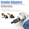 Mesee 2 Pieces Angle Grinder Attachment Adapters M14 Female to