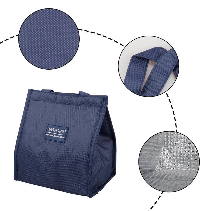 Lotsdonxia Insulated Lunch Bag - Leakproof, Reusable Thermal Lunch Box