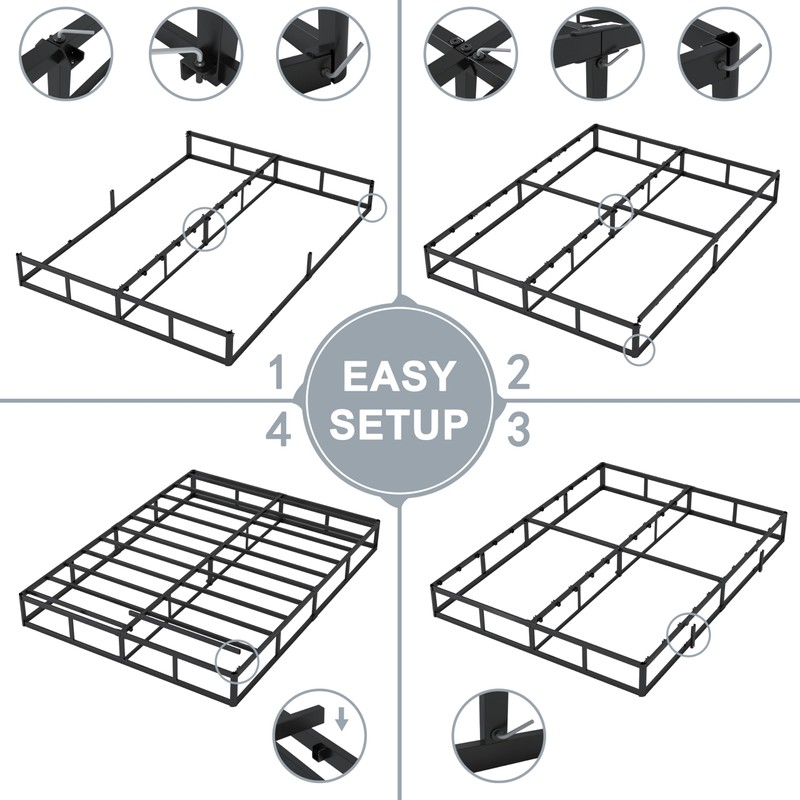 SHLAND Queen Box Spring 7 Inch Low Profile Box Spring