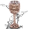 Catacombs Goblet Skull Cup with Spine Handle Decorative Horror Fantasy