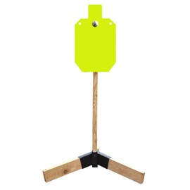 Highwild Target Stand AR500 Steel Target System - 12"x 20"x 3/8" Silhouette with 2x4 Stand Mount Kit