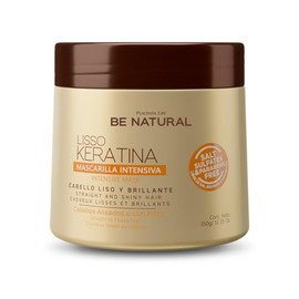 PLACENTA LIFE BE NATURAL LISSO KERATINA Mask with Hydrolyzed Keratin for a Straight and Shiny Hair- No More frizz- Have a perfect Smooth - (350...    