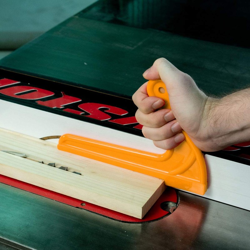 POWERTEC L-Push Stick Fits Table Saw, Router Table, Shaper. Wood