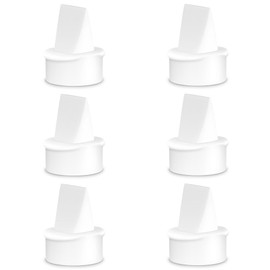 6PCS Silcone Duckbill Valves Compatible with Lansinoh Signature Pro/Smartpump 3.0/Smartpump 2.0/Manual breastpumps, for Lansinoh Breast Pumps Replacement Duckbill Valves Accessories