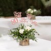 ZHUOWEISM 15 PCS Happy 80th Birthday Centerpiece Sticks Eighty Hello