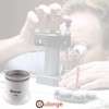 Bullongè TB Pearl-White Watchmaker's Control Magnifier for Watch Repair -