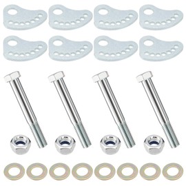 TRUCFUSION Upper Arm Alignment Cams Bolt Kit Compatible With Chevy Silverado Tahoe GMC Sierra 1500 2500 Yukon Camber Kit