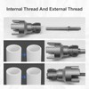 CSOOM 2Pcs Integrated Internal and External Pipe Threading Tool, 1/2"