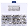 90pcs 1/4-20UNC Stainless Steel Hex Socket Cap Head Bolts Hex