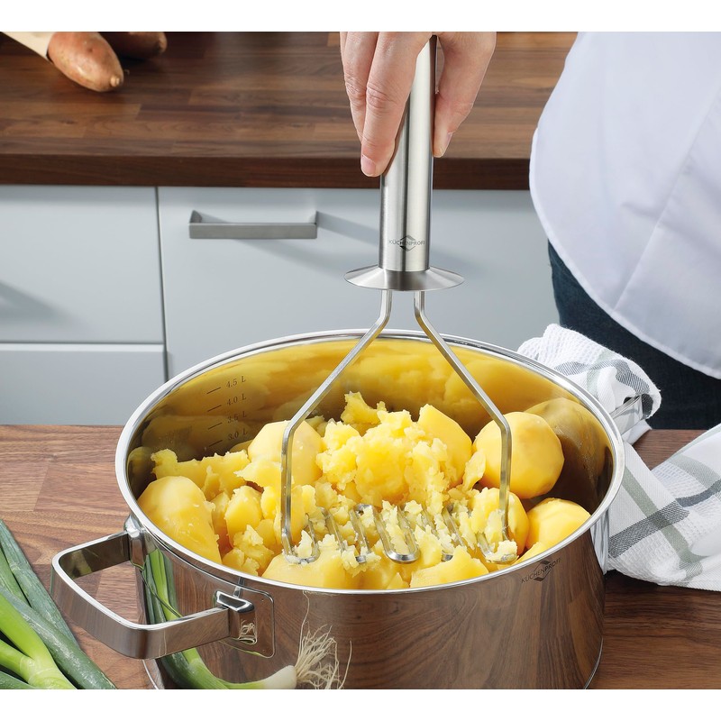 Küchenprofi "Expert" Stainless Steel Potato Masher, 13.75" x 3" x