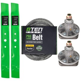 8TEN Deck Rebuild Kit for John Deere Sabre Scotts 42 inch L100 L110 L118 L111 L108 L105 L107 L1742 Blade Spindle Belt