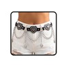 ELABEST Gothic Leather Waist Chain Belt Y2K Heart Charm Chains