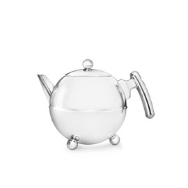 Bredemeijer Duet Bella Ronde 1303CH Double Walled Teapot 0.75 Litre Stainless Steel High Gloss Chromed Fittings