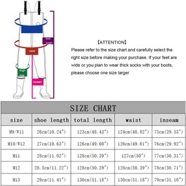Aikelai Chest Waders for Men Waterproof Fishing Waders with Long Rubber Gloves, Insulated Duck Hunting Waders-Black (M10/W12)