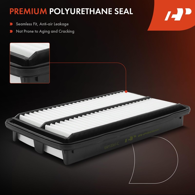 A-Premium 2-PC Engine & Cabin Air Filter with Activated Carbon