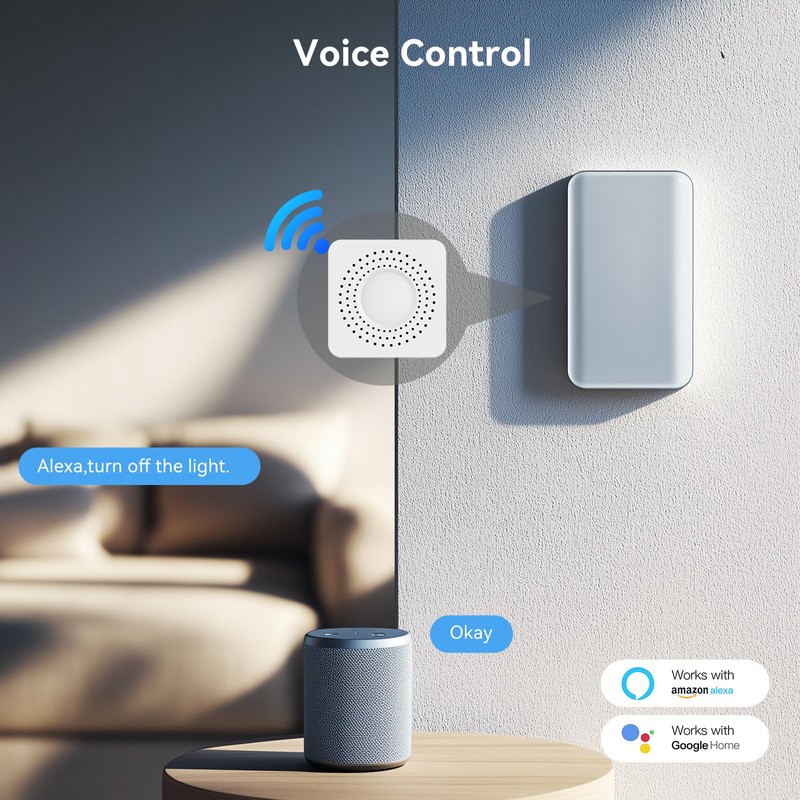 BSEED Smart Switch 4 Pack, WiFi Smart Relay Switch 250V