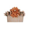 BBRATS Multicolour Pack of 3 Acrylic Comb Indo Western Embroidered