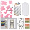 AOPEFNX Budget Binder, Cute A6 Money Saving Binder with Zipper