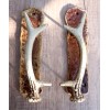 Ebros Set of 2 Western Rustic Deer Antlers Door Pull