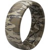 Groove Life Mossy Oak Camo Silicone Ring Breathable Rubber Wedding
