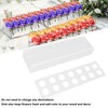 Clear Acrylic Vase Rectangular Elegant Centerpiece Flower Vase for Home