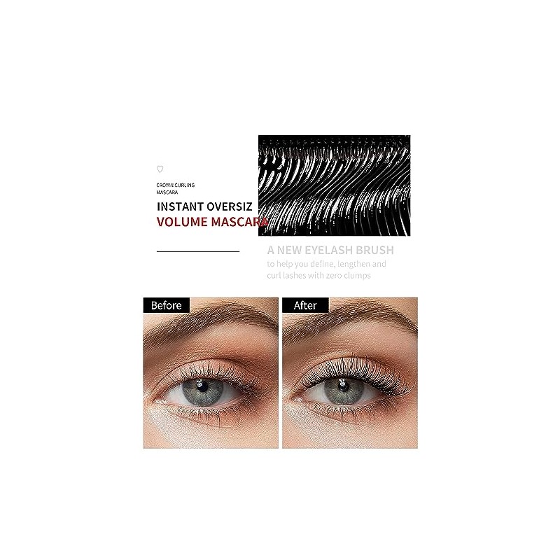 Super Long Mascara,Máscara 4d,Máscara Súper Larga,Máscara De Pestañas De Fibra