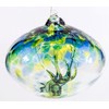 Orb Tree of Life Large Glass Globe - Sea Green