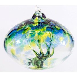 Orb Tree of Life Large Glass Globe - Sea Green by Milford Collection