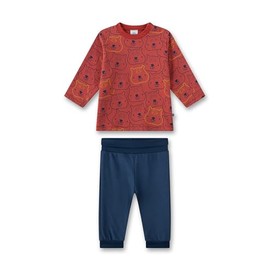 Sanetta Boys Pyjamas Red | Sustainable and Comfortable Organic Cotton Pyjamas for Boys. Baby Pyjamas, red