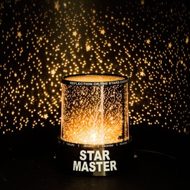 GOODS+GADGETS LED Sternenhimmel Star Master Nachtlicht Lampe Mobiler Sternen-Projektor Himmel