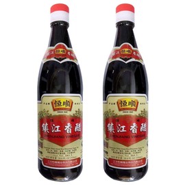 Hengshun ZhenJiang Chinkiang Black Vinegar (Regular, 2 Packs)