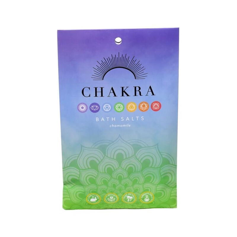 Set of 4 Chakra Bath Salt Sachets