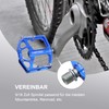 MZYRH Road Bike/Mountain Bike Pedals, 9/16 Inch Aluminium Alloy Bicycle