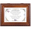 Cottage Garden Granddaughter Woodgrain Rope Trim Music Box Plays Light